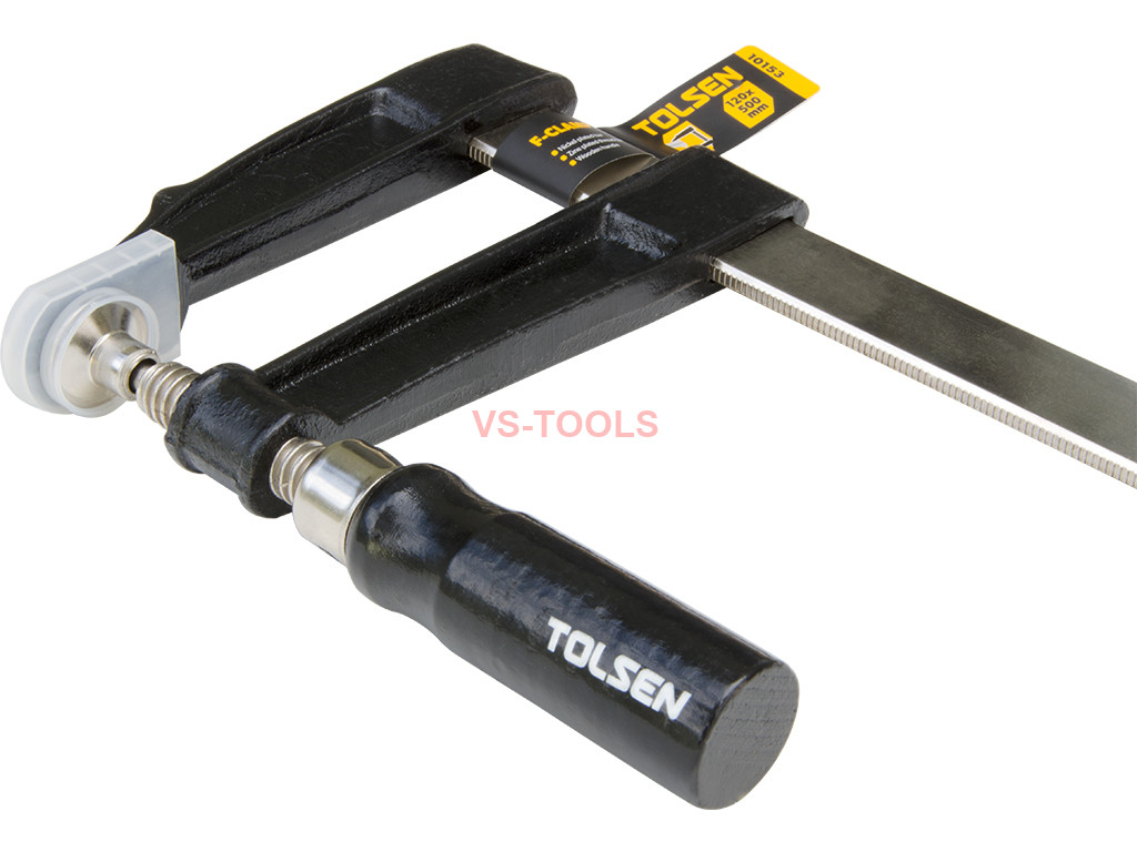 Heavy Duty Steel FClamp 120x500mm Wood Screw Adjustable